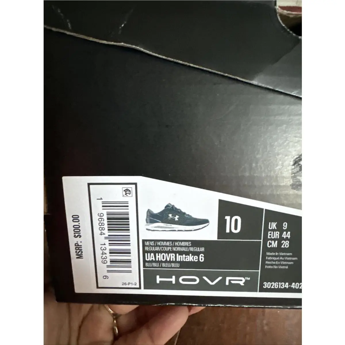 Under Armour shoes - HOVR Intake 6 - HOVR Intake - 3026134-402 - Blue/white (UPC: 0196884134396) 1