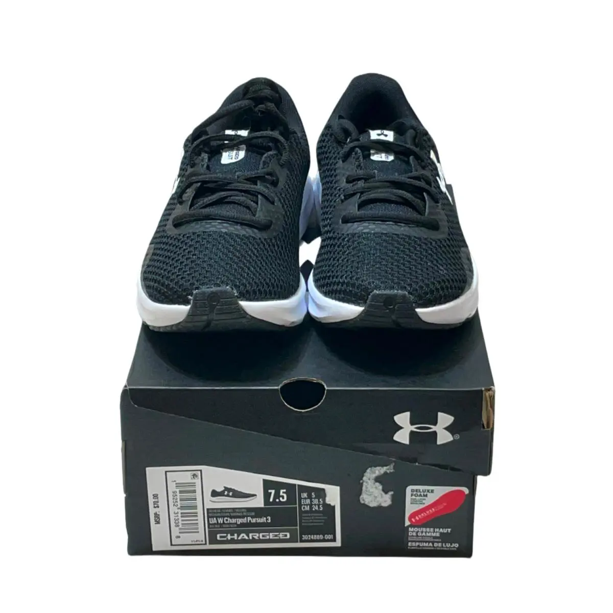 Under Armour shoes - Under Armour Charged Pursuit - Charged Pursuit - 3024889-001 - Black (UPC: 195252313388) 6