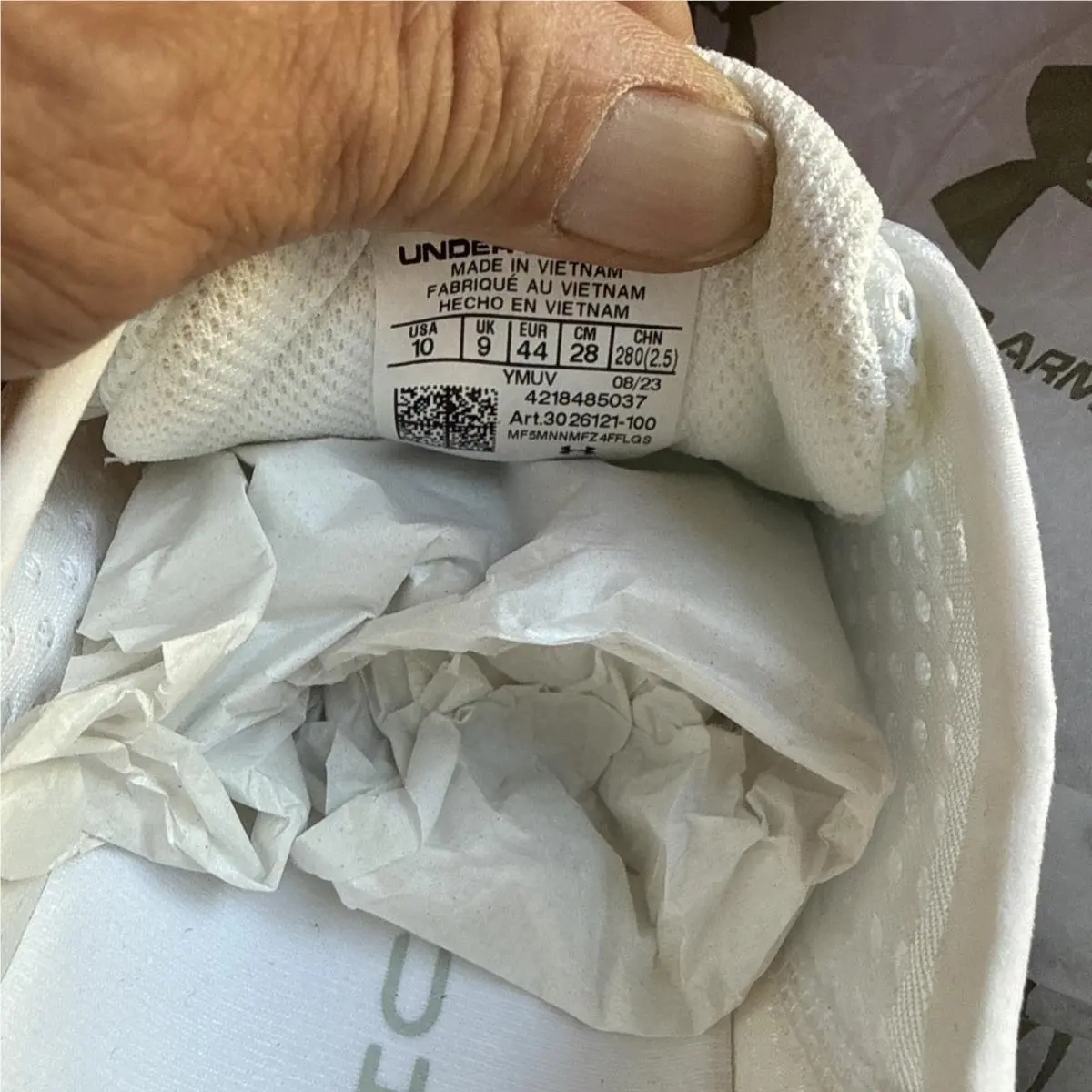 Under Armour shoes - HOVR Sonic 6 - HOVR Sonic - 3026121-100 - White 0