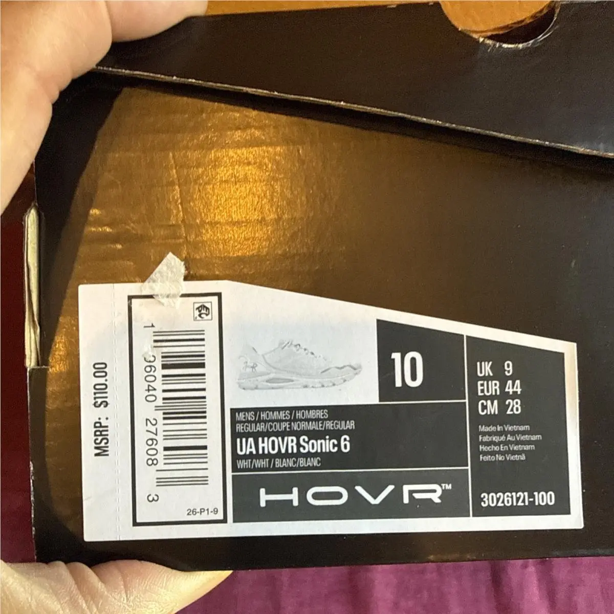 Under Armour shoes - HOVR Sonic 6 - HOVR Sonic - 3026121-100 - White 2