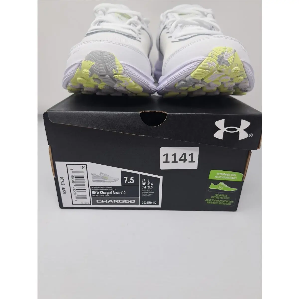 Under Armour shoes - Under Armour Charged Assert 10 - 3026179-001 - Black 1