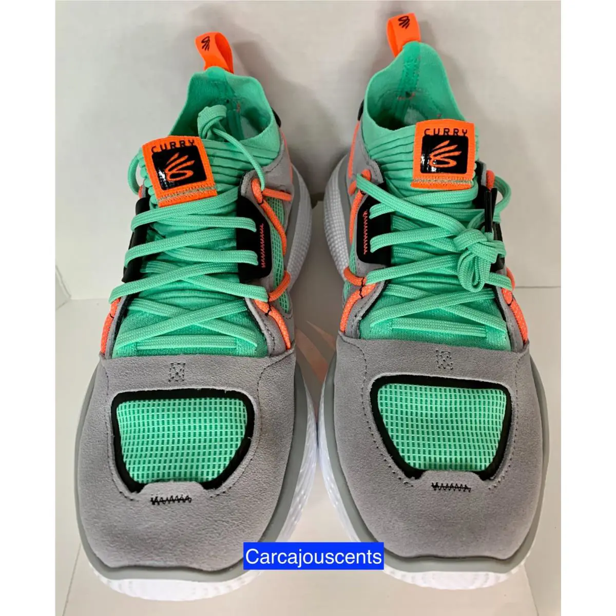 Under Armour shoes - Under Armour Curry Flow - Curry Flow - 3023815-106 - Gray & Green (UPC: 196039384164) 0