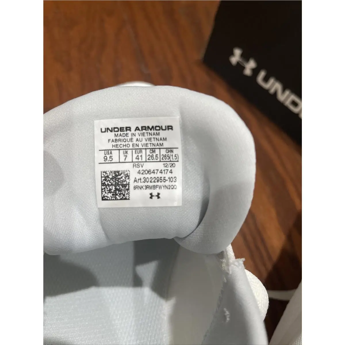 Under Armour shoes - Essential - Essential - 3022955 - White, 1: Gray 4