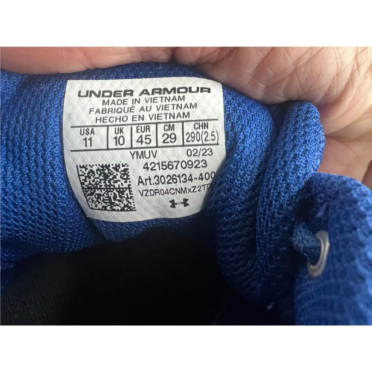 Under Armour shoes - Under Armour HOVR Intake 6 - 3026134-400 - Blue 3