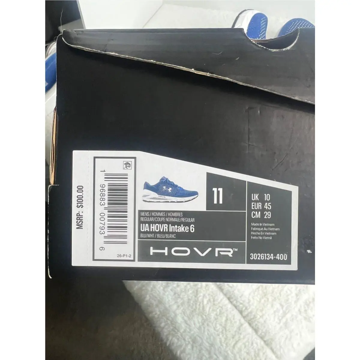 Under Armour shoes - Under Armour HOVR Intake 6 - 3026134-400 - Blue 5