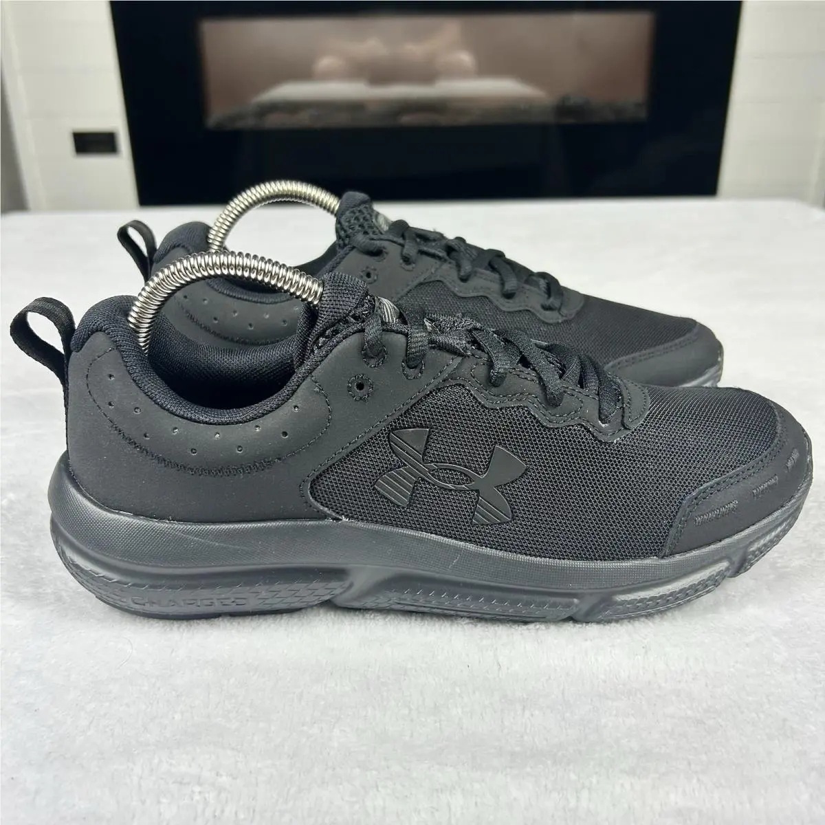 Under Armour shoes - Under Armour Charged Assert 10 - 3026175-004 - Black (UPC: 0196040479460) 8