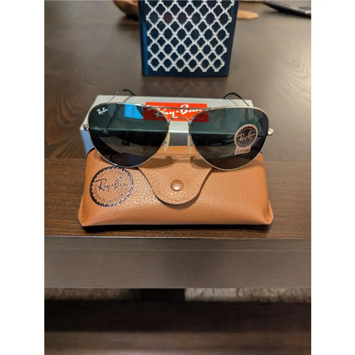 Ray Ban Aviator Black Lens Silver Sunglasses RB3025 58mm Unisex - Frame: Silver, Lens: Black