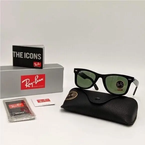 Ray-ban Wayfarer RB2140 Black 50mm Sunglasses