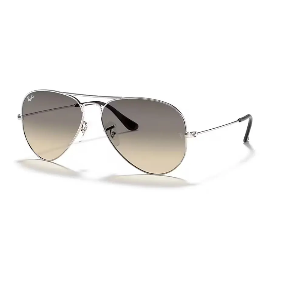 Ray-ban Aviator Silver Grey Gradient Sunglasses - RB3025-003-3258 - Frame: Silver, Lens: Gray