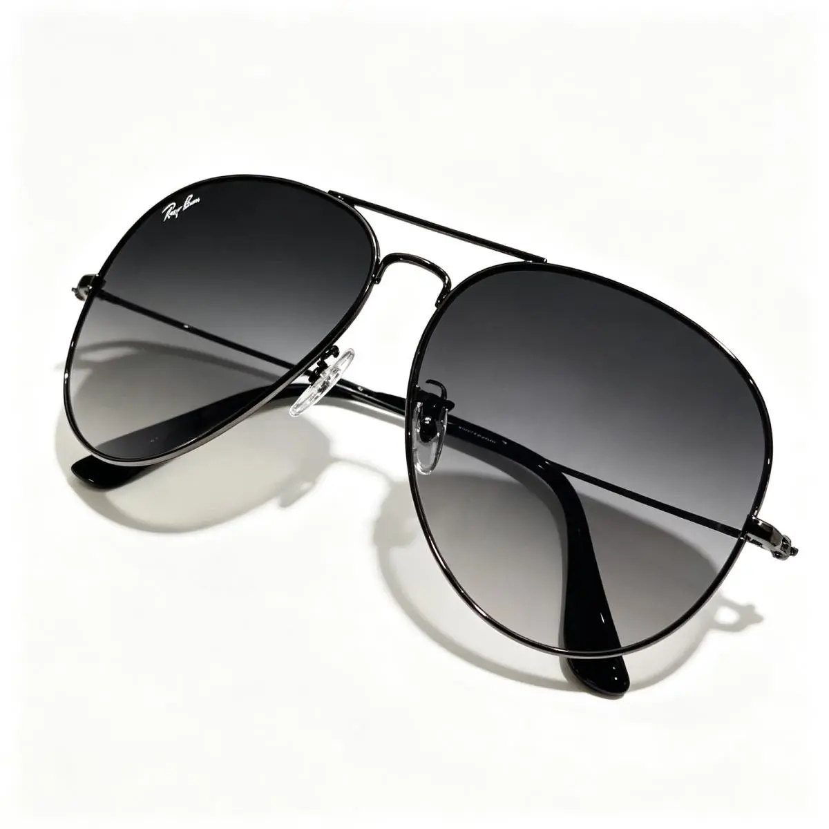 Ray-ban Aviator Sunglasses RB 3025 002/58 58-14 Black Frames w/ Polarized Lenses
