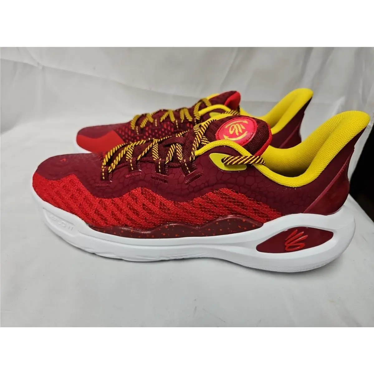 Under Armour shoes - Under Armour Curry Flow - Curry Flow - 3026618 600 - Red (UPC: 196884538033) 9