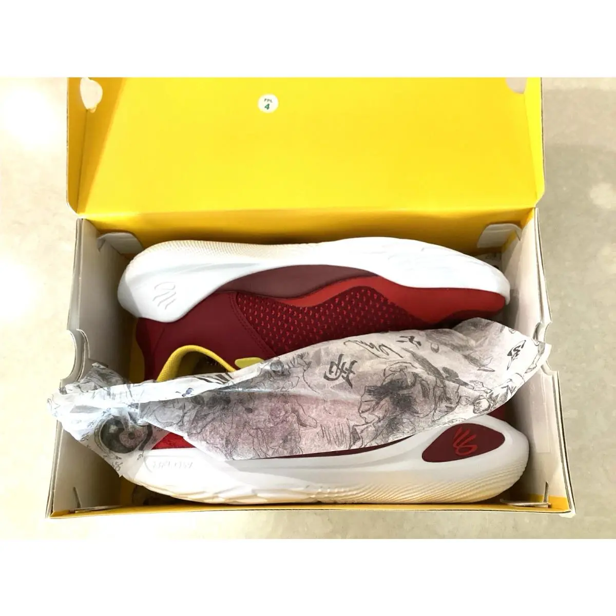 Under Armour shoes - Curry 11 Fire - Curry Fire - 3026618-600 - Red (UPC: 196884537999) 8