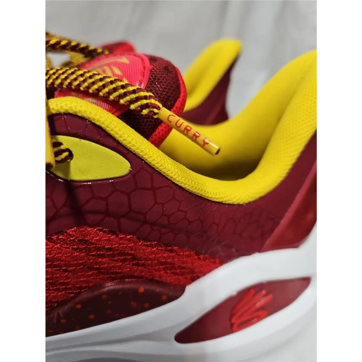 Under Armour shoes - Under Armour Curry Flow - Curry Flow - 3026618 600 - Red (UPC: 196884538033) 10