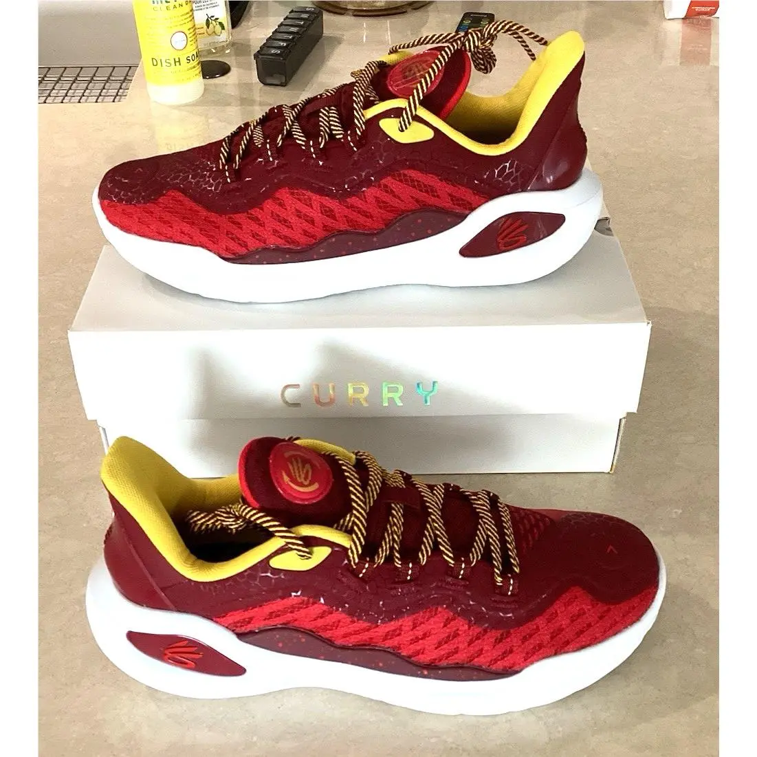 Under Armour shoes - Curry 11 Fire - Curry Fire - 3026618-600 - Red (UPC: 196884537999) 0