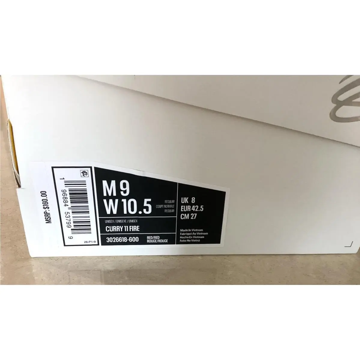 Under Armour shoes - Curry 11 Fire - Curry Fire - 3026618-600 - Red (UPC: 196884537999) 6