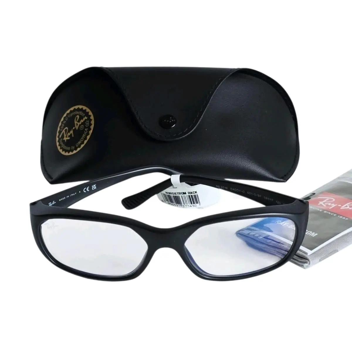 Ray-ban RB2016 Daddy-o Eyeglass Frames Black 59mm Blue Light