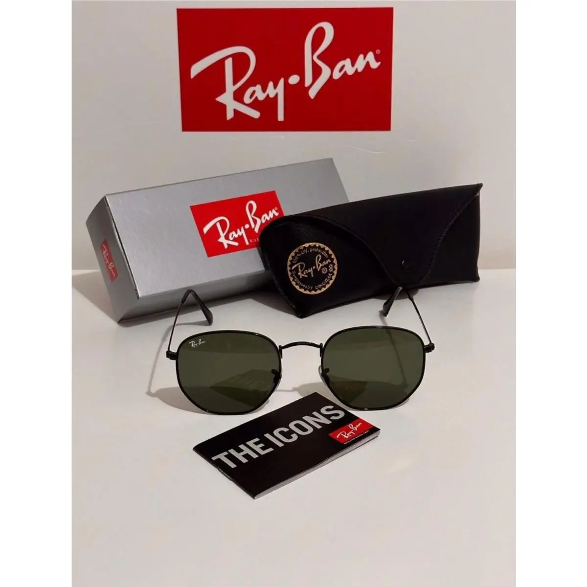Ray-ban RB3548N 54mm Hexagonal Unisex Sunglasses by Ray-Ban