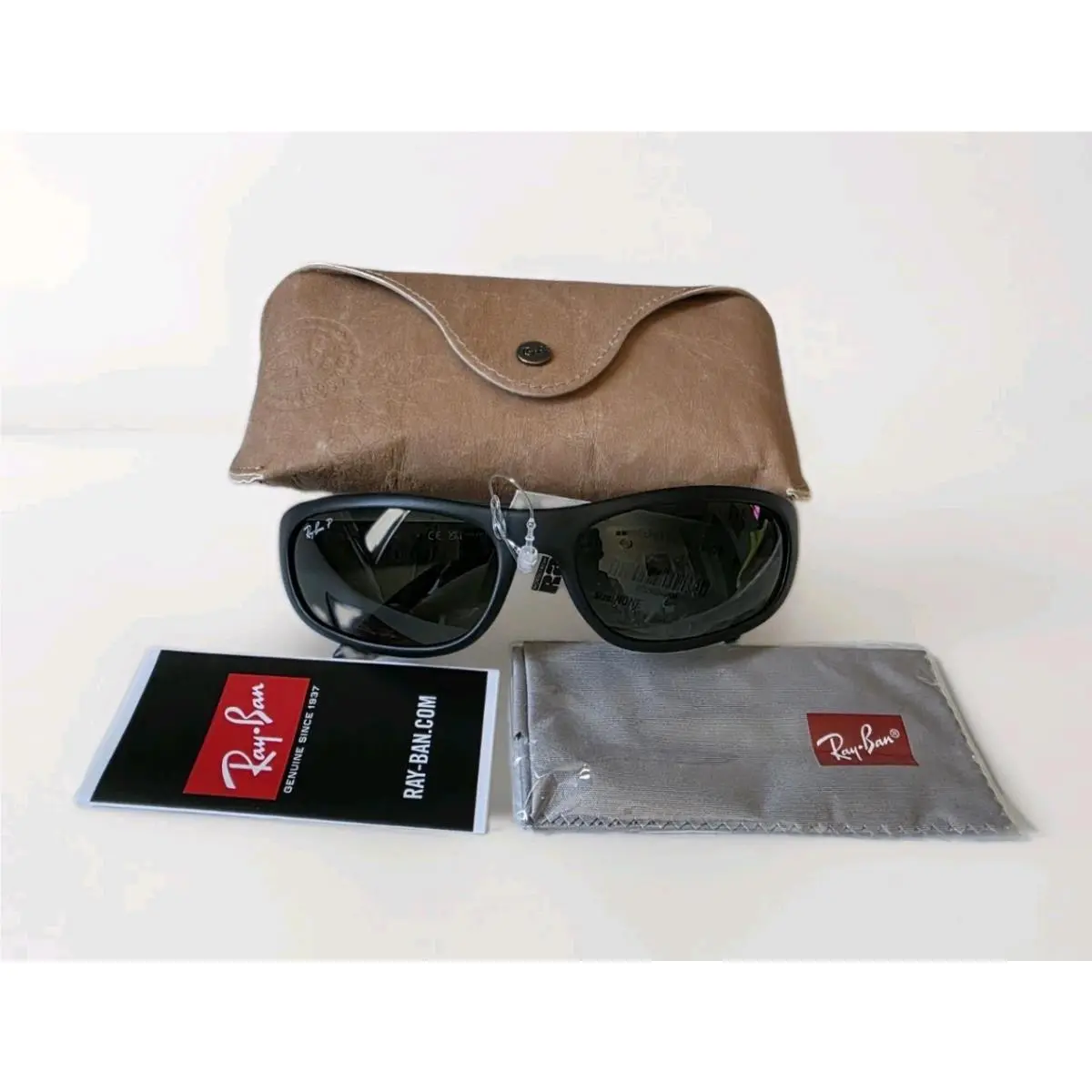 Ray-ban Predator RB4033 G15 Polarized Men`s Sunglasses Matte Black - Rare