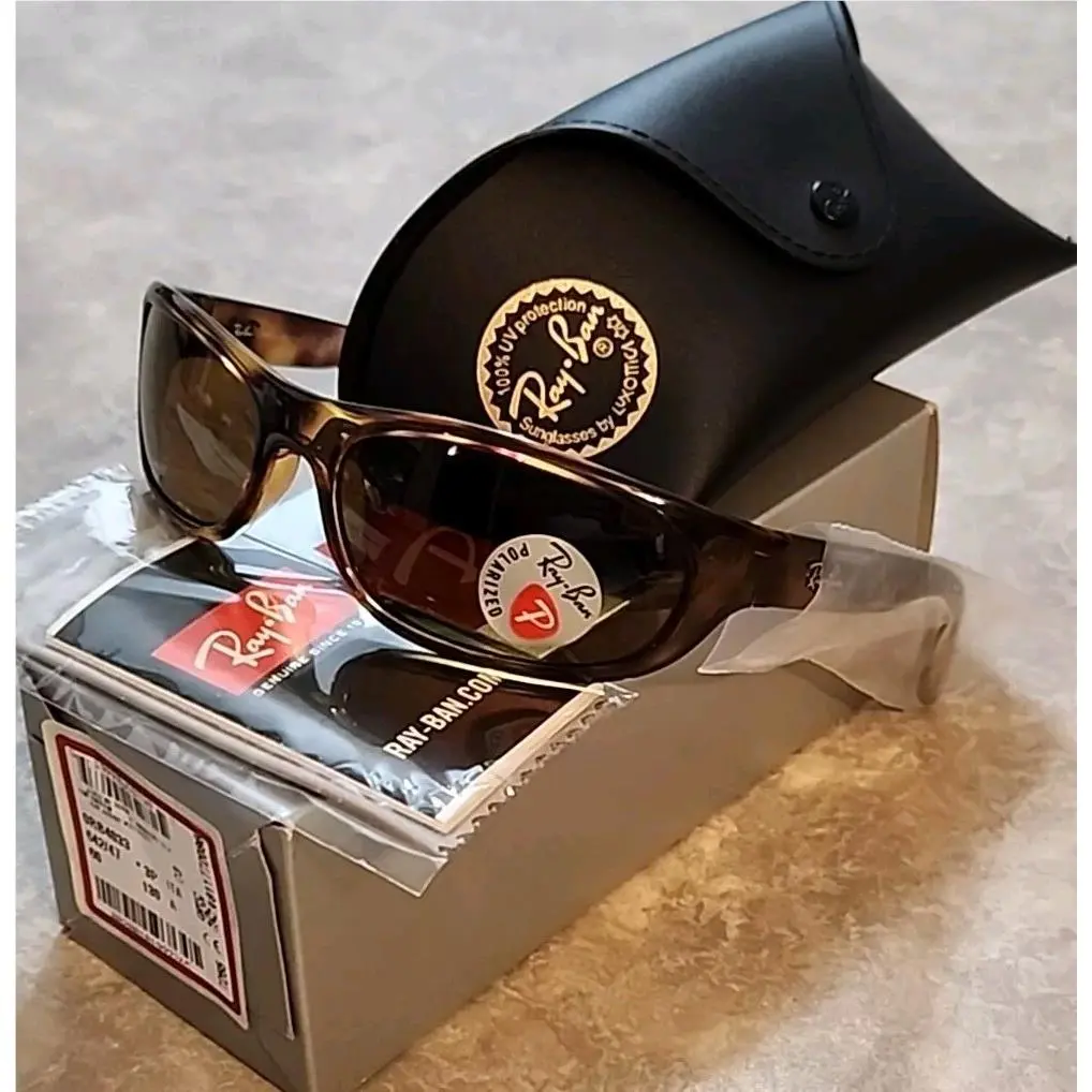 Ray-ban Predator Vintage Havana Polarized Sunglasses RB 4033 642/47