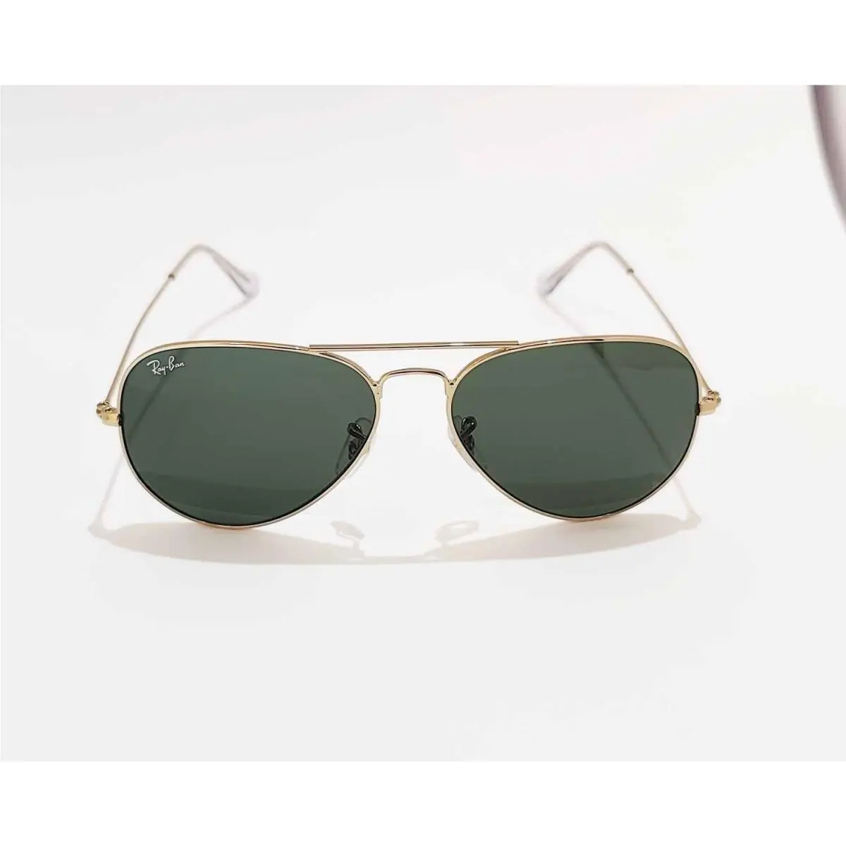Ray-ban Sunglasses RB3025 Aviator Classic Arista Gold Frame Green Lens 55mm by Ray-Ban