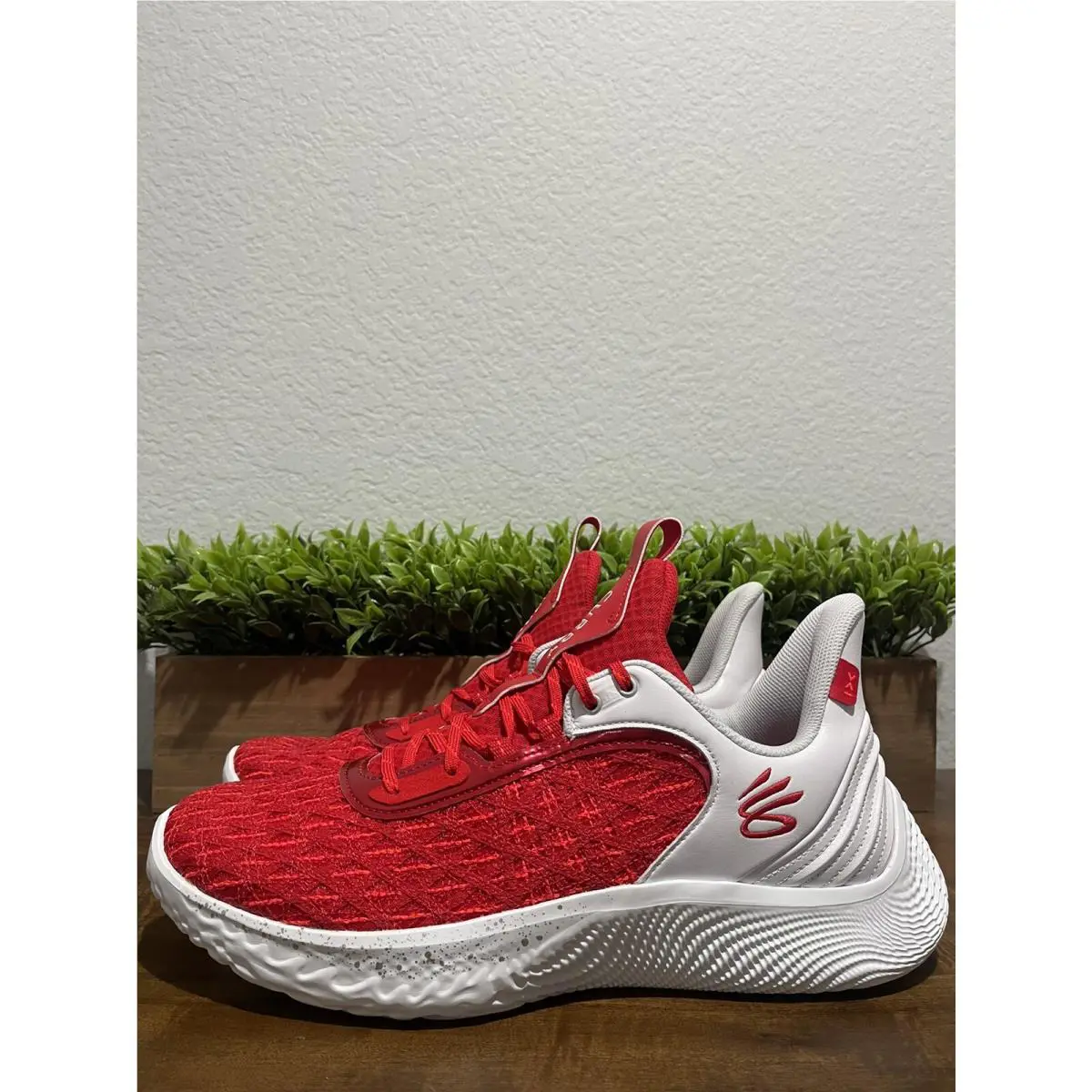 Under Armour shoes - Under Armour Curry Flow 9 - 3025631001 - Red (UPC: 0196039308665) 0