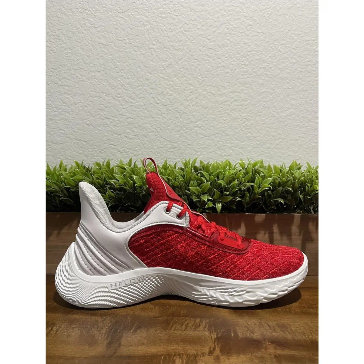 Under Armour shoes - Under Armour Curry Flow 9 - 3025631001 - Red (UPC: 0196039308665) 5