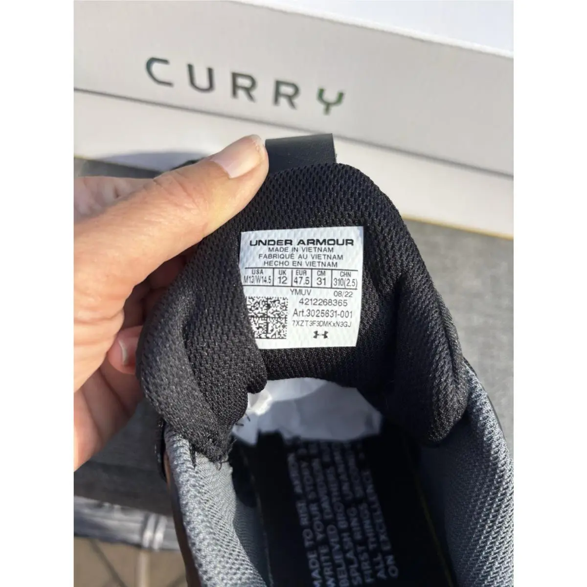 Under Armour shoes - Under Armour Curry 9 - Curry - 3025631-001 - Black (UPC: 0196039308313) 5