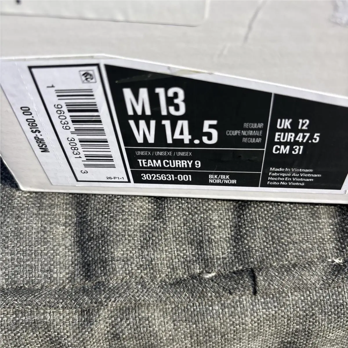 Under Armour shoes - Under Armour Curry 9 - Curry - 3025631-001 - Black (UPC: 0196039308313) 6
