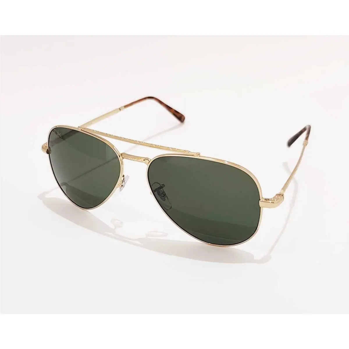 Ray-ban Sunglasses RB3625 Aviator Polished Gold Frame Green Lenses 58mm by Ray-Ban