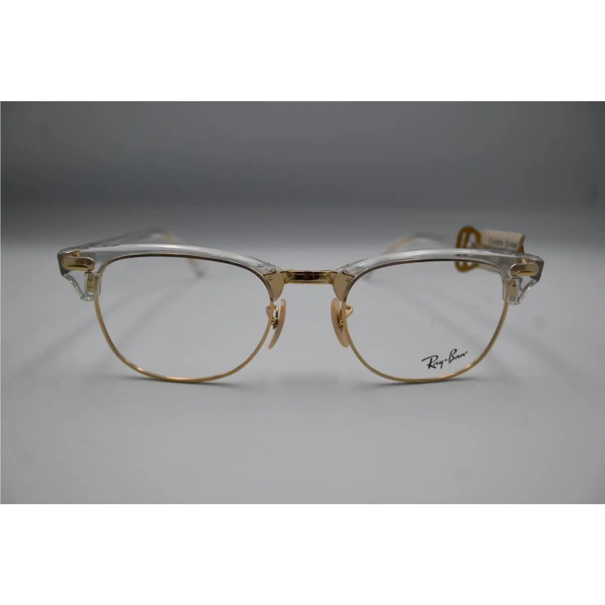 Ray-ban RX5154 5762 Eyeglasses 51mm Transparent-gold / Clear Demo Lens