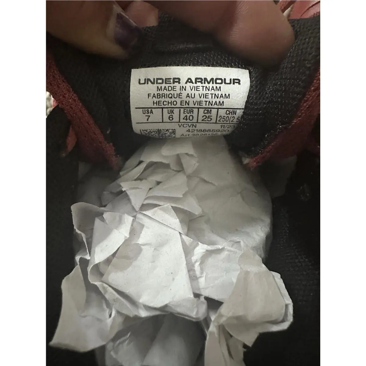 Under Armour shoes - Under Armour Charged Maven Trail - 3026136-603 - Multicolor 6