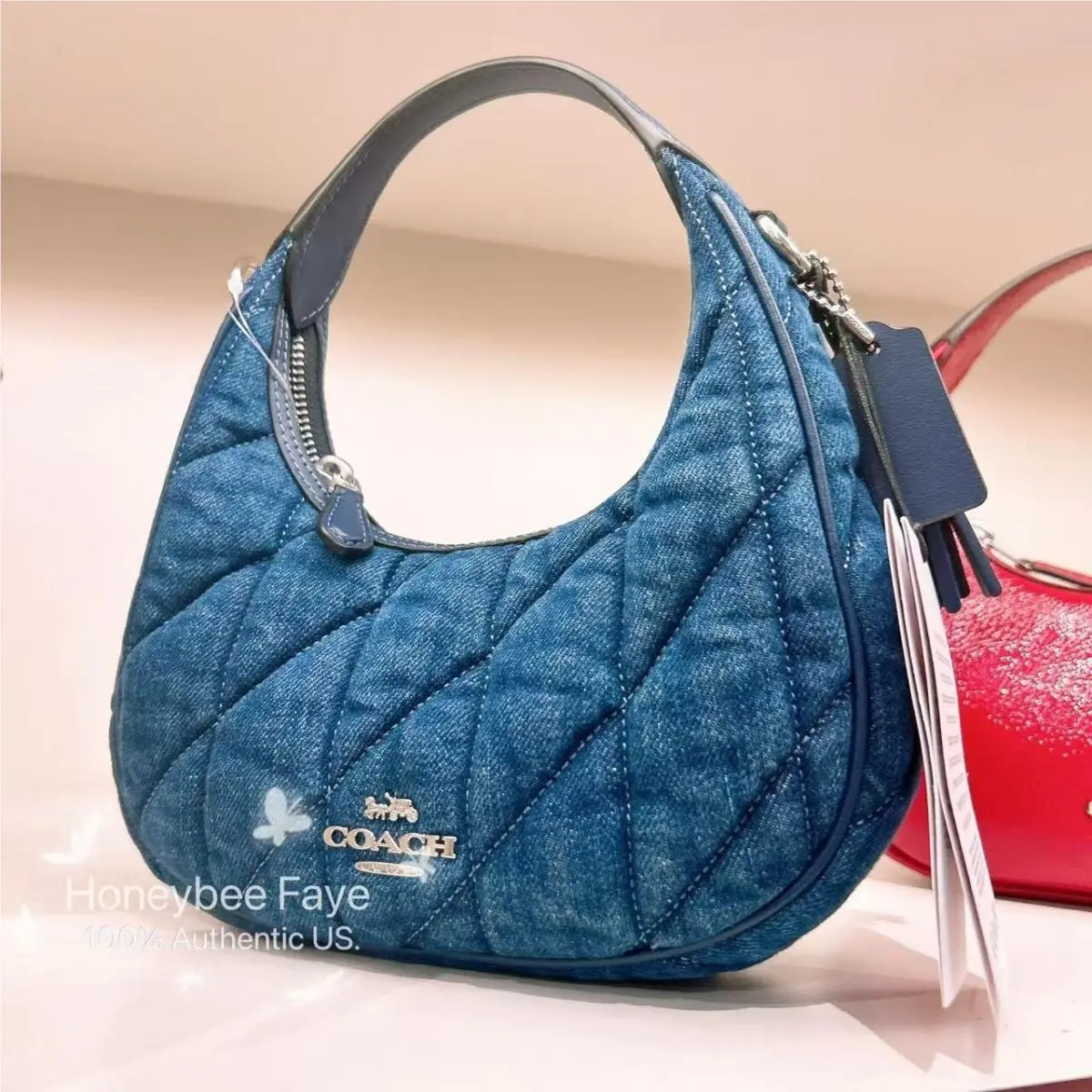 Coach Carmen Mini Crossbody Bag with Quilting CAK89/CY710/CBR11/CBI46