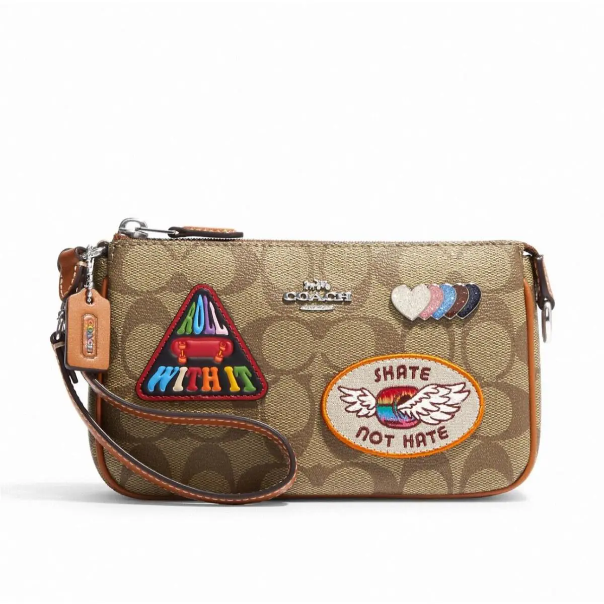 Coach Women`s Nolita 19 Wristlet Clutch Pouch Purse