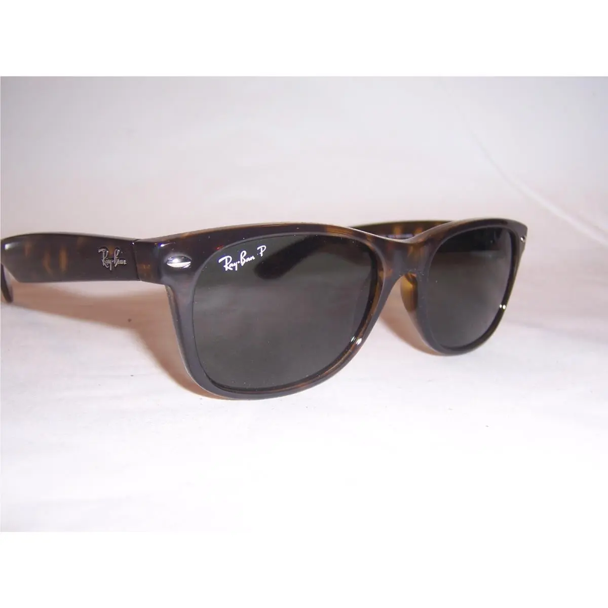 Ray Ban Sunglasses Wayfarer RB 2132 902/58 Tortoise/green Polarized 55mm