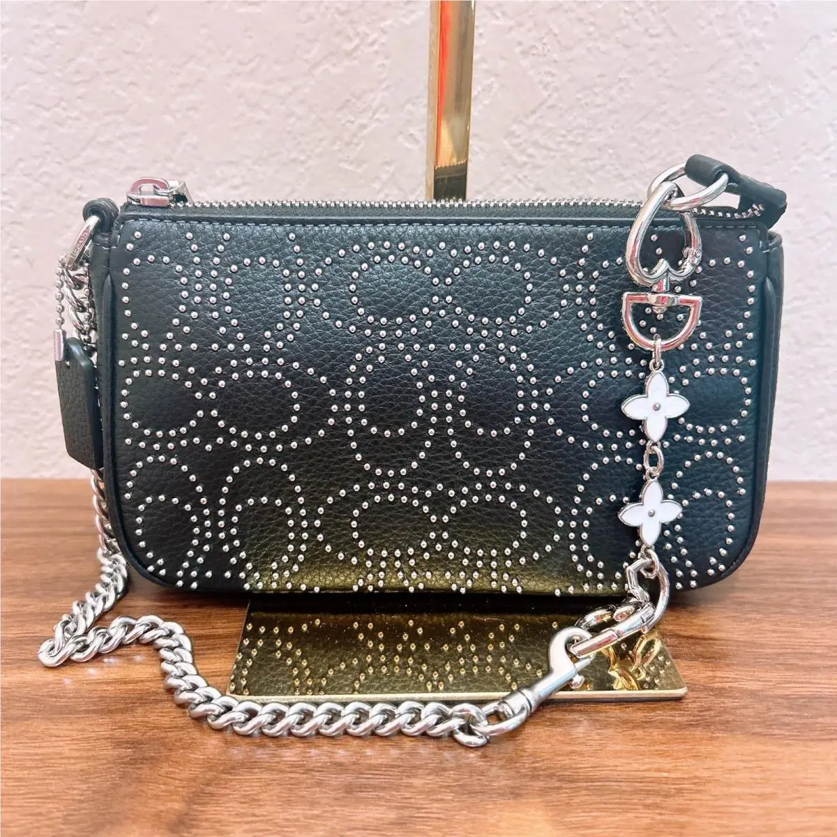 Nolita 19 with Signature Rivets CX262 Silver/Black by Coach