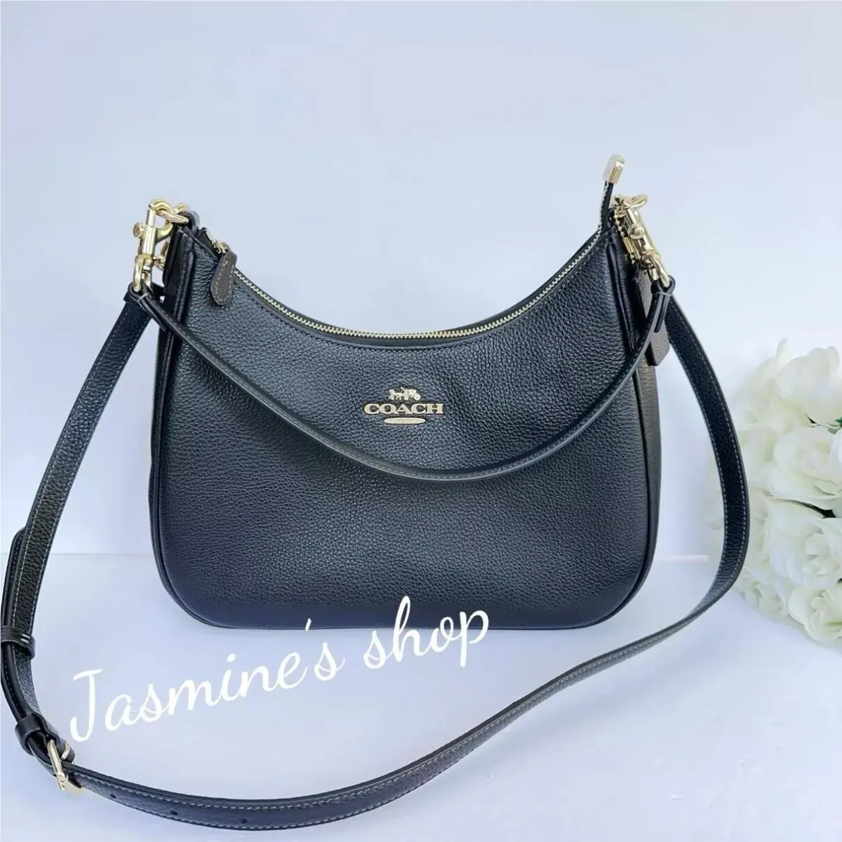 Teri Hobo Shoulder Bag CJ517 CJ517/black by Coach