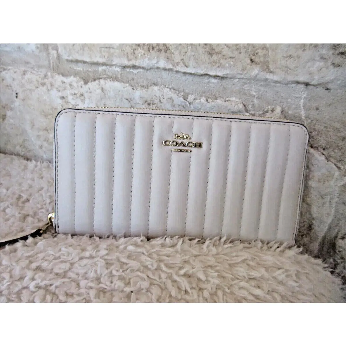 Pillow Madison Shoulder Bag Pillow Quilting Chalk Med Bag Set Options Wallet Pillow Quilted Chalk  N.Y. by Coach