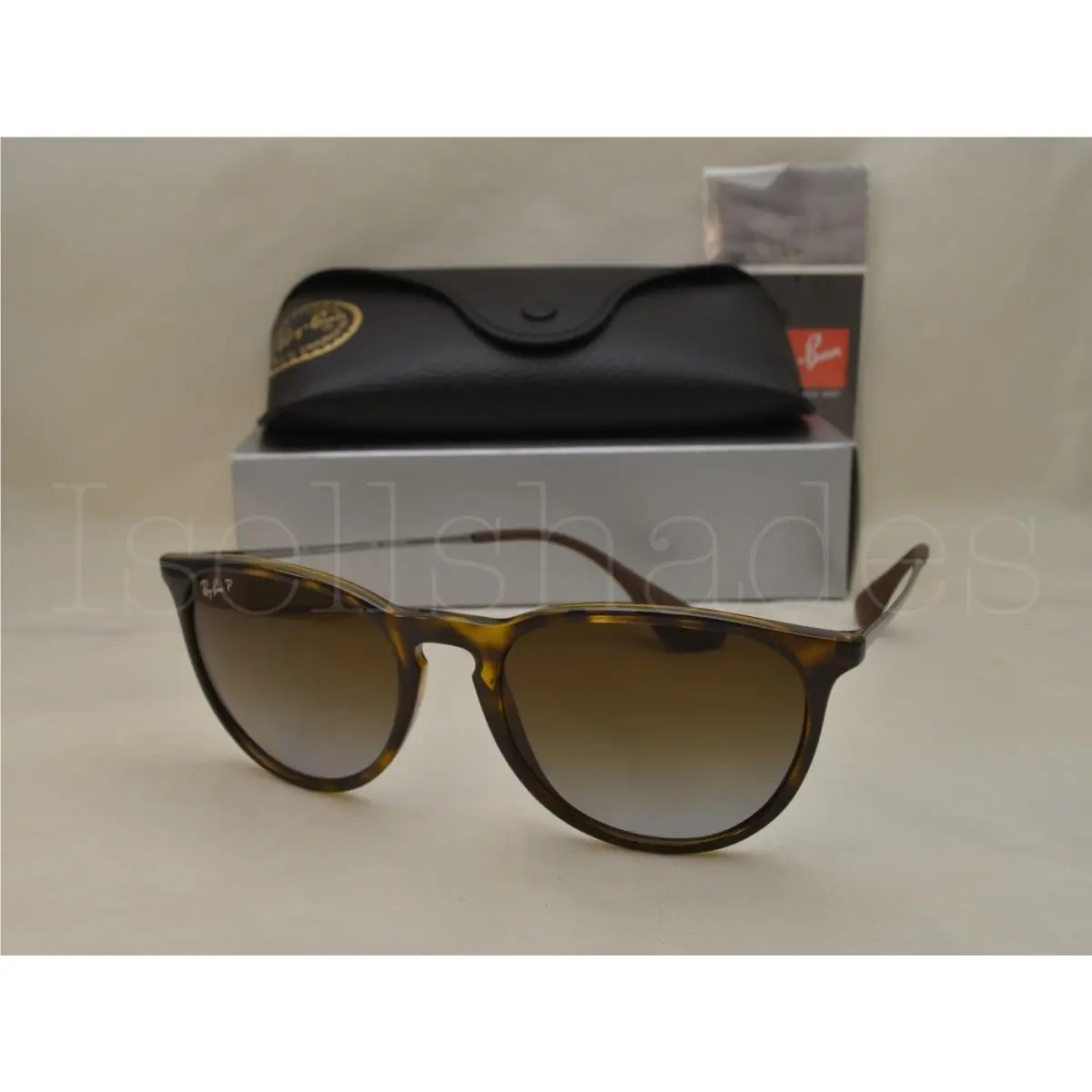 Ray Ban Erika RB4171-710/T5 54 Havana with Brown Gardient Polarized Lens by Ray-Ban