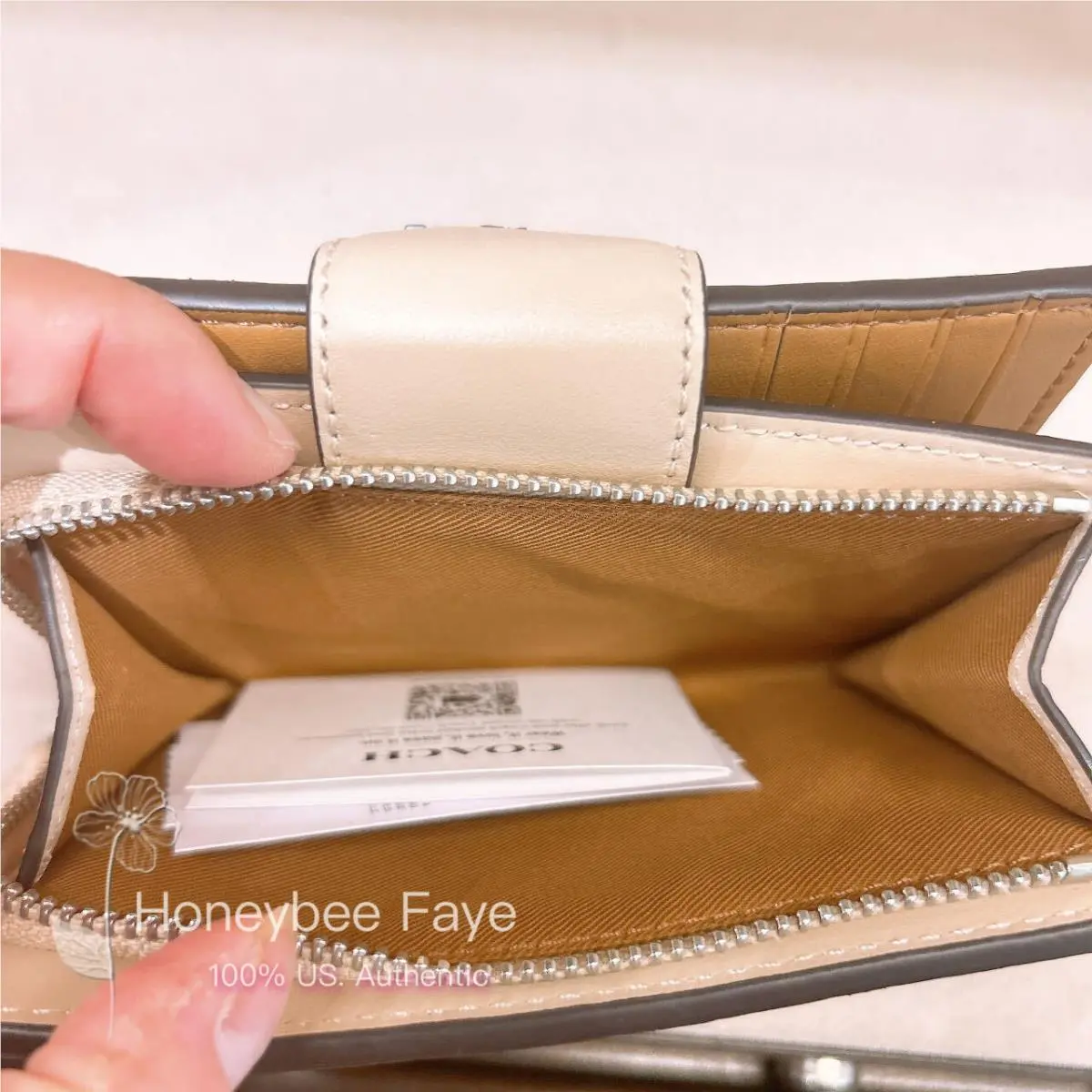 Coach wallet - Gold/Light Khaki Chalk Multi, S: CR934 Silver/Ivory Multi