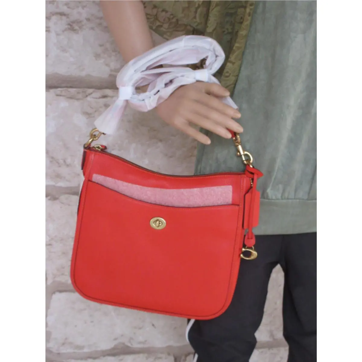 Coach  bag   - Handle/Strap: Orange, Hardware: Brass, Brass/B4, Exterior: sun oranage or red orange choices 17