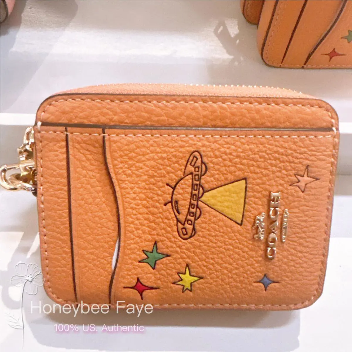 Coach wallet - Multicolor, S: CU404 Im/Faded Orange Multi