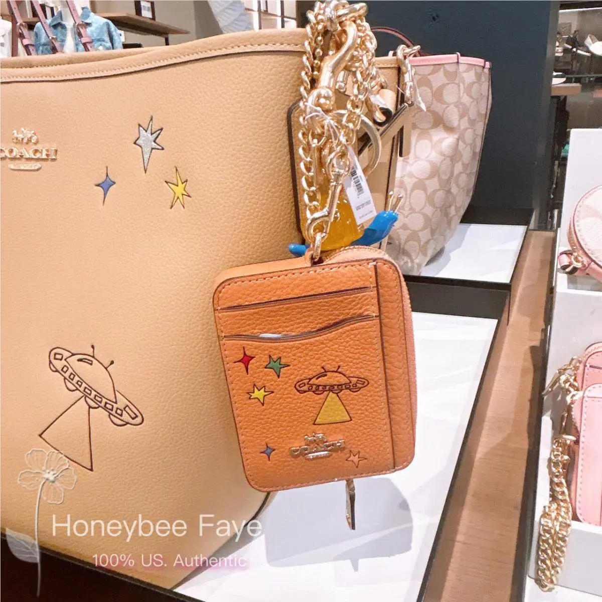 Coach wallet - Multicolor, S: CU404 Im/Faded Orange Multi