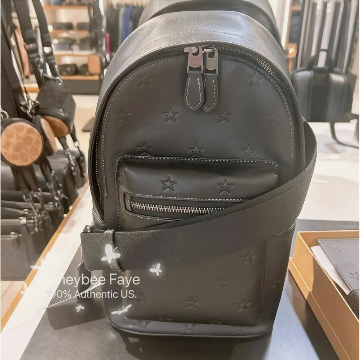 Coach Men`s West Pack with Star/baseball Print CW383/CAX45/CAX48