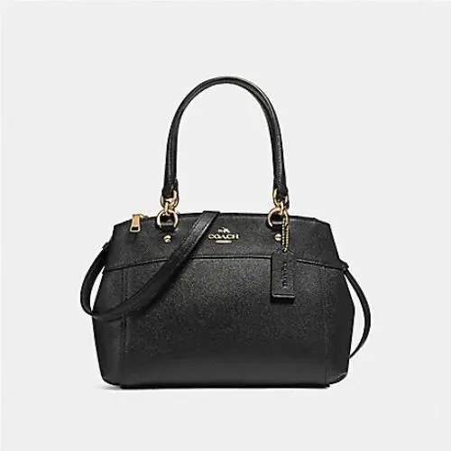 Crossgrain Leather Signature Christie Carryall IM/Black by Coach