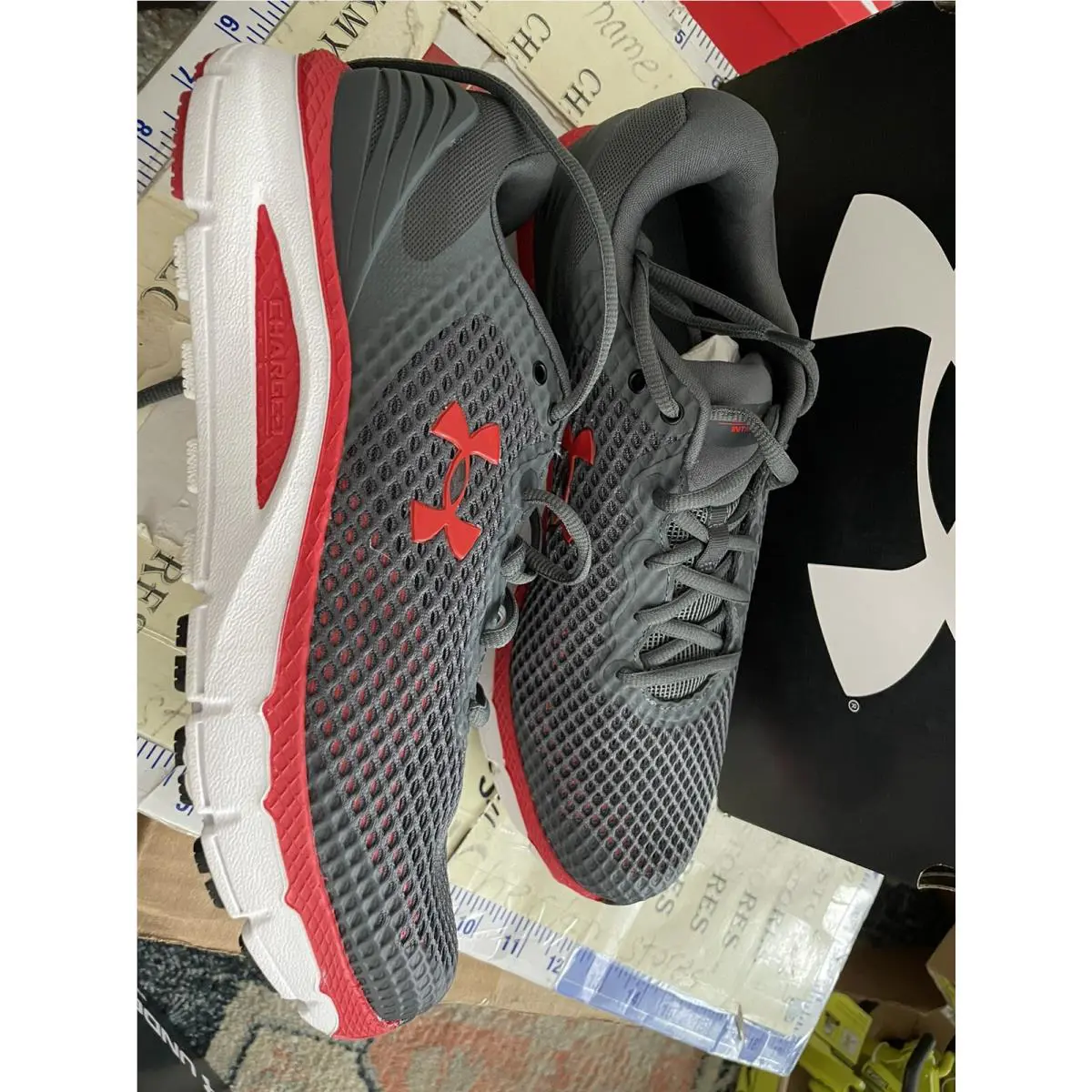 Under Armour shoes - 3023549 - 3023549 - Gry Red Multi (UPC: 0195252751166) 7