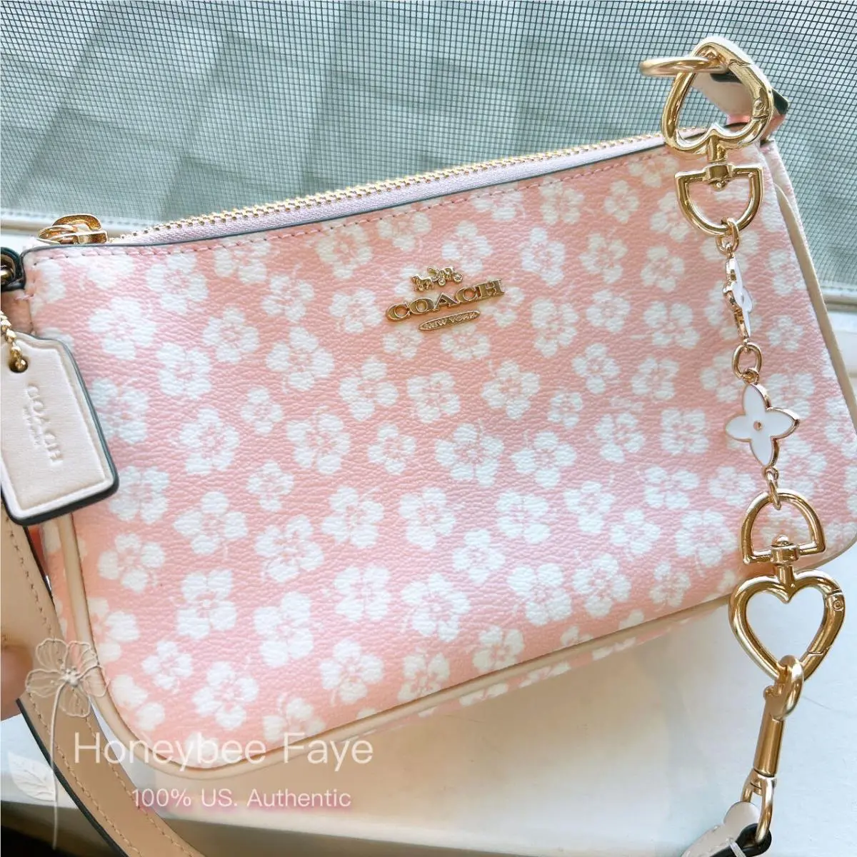 Coach  bag  - Coach Nolita - Nolita - Exterior: GOLD/PINK MULTI