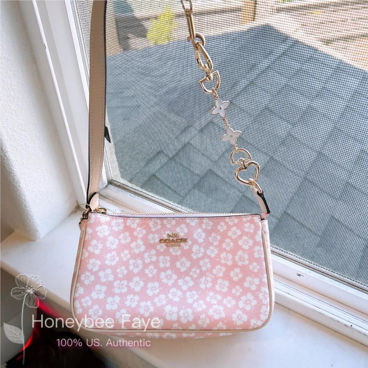 Coach  bag  - Coach Nolita - Nolita - Exterior: GOLD/PINK MULTI