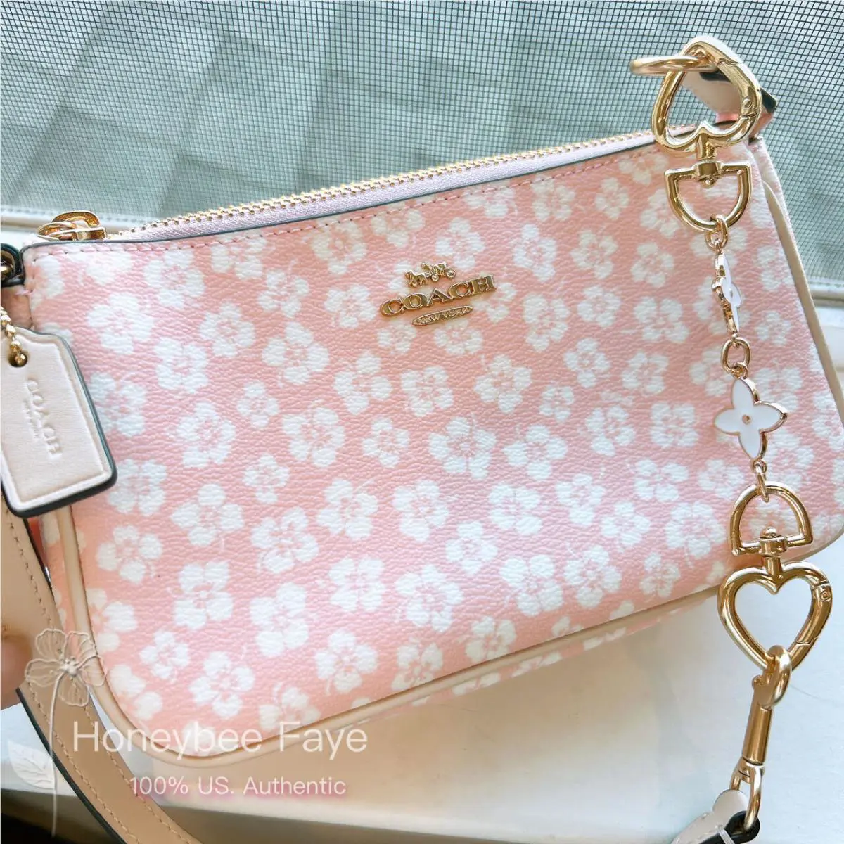 Coach  bag  - Coach Nolita - Nolita - Exterior: GOLD/PINK MULTI