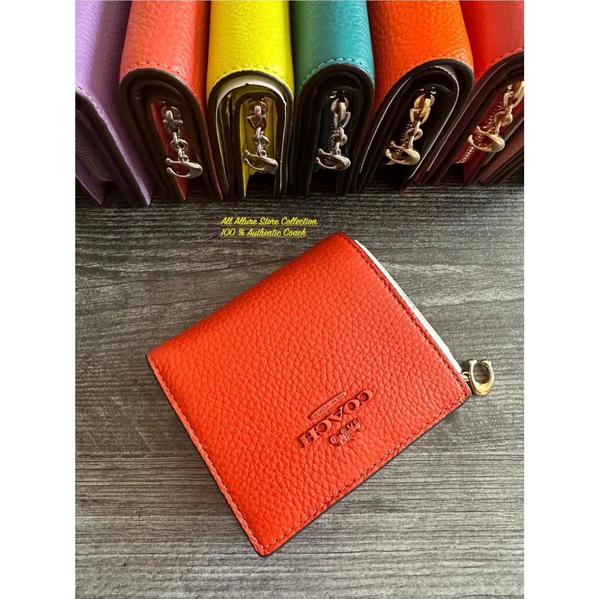 BN  Snap Wallet Credit Card ID Pick One CC900 MANGO by Coach