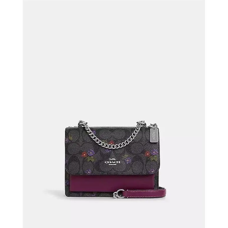 Coach  bag  - Coach Klare - Klare - CL460/ rose print - Handle/Strap: Gold, Hardware: Gold, Exterior: Multicolor